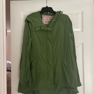 Hunter Green Rain Jacket